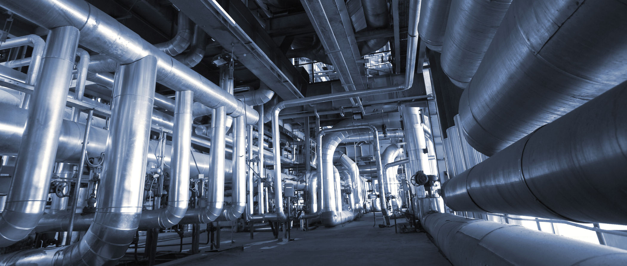 industrial pipes at factory